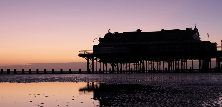 Cleethorpes Pier At Sunset